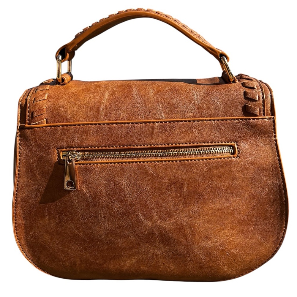 Urban Expressions Tan Vegan Shoulder Bag NWOT - Picture 3 of 9